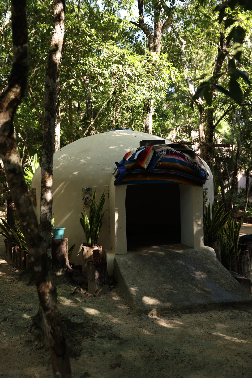 The traditional temazcal dome
